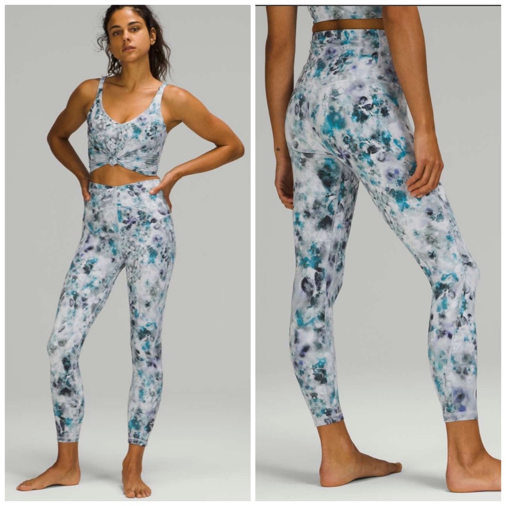 Lululemon Unlimit High-Rise Tight 25" Kaleidofloral Multi size 4 NWT - Picture 2 of 5